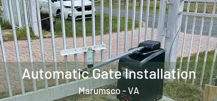  Automatic Gate Installation Marumsco - VA